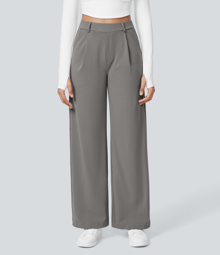 Michela | Eleganti e Comodi Pantaloni Svasati a Vita Alta