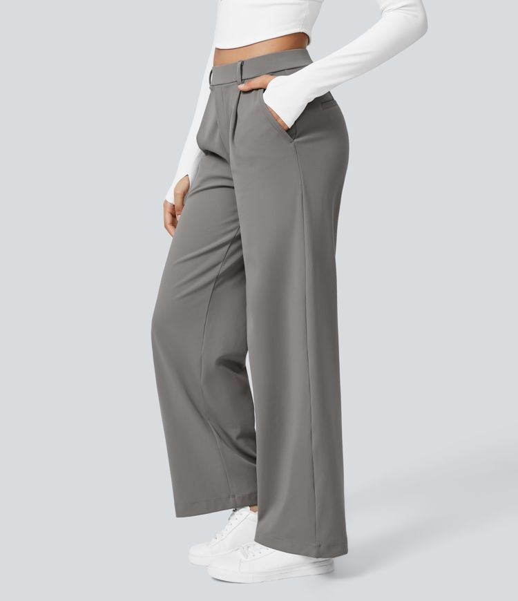 Michela | Eleganti e Comodi Pantaloni Svasati a Vita Alta