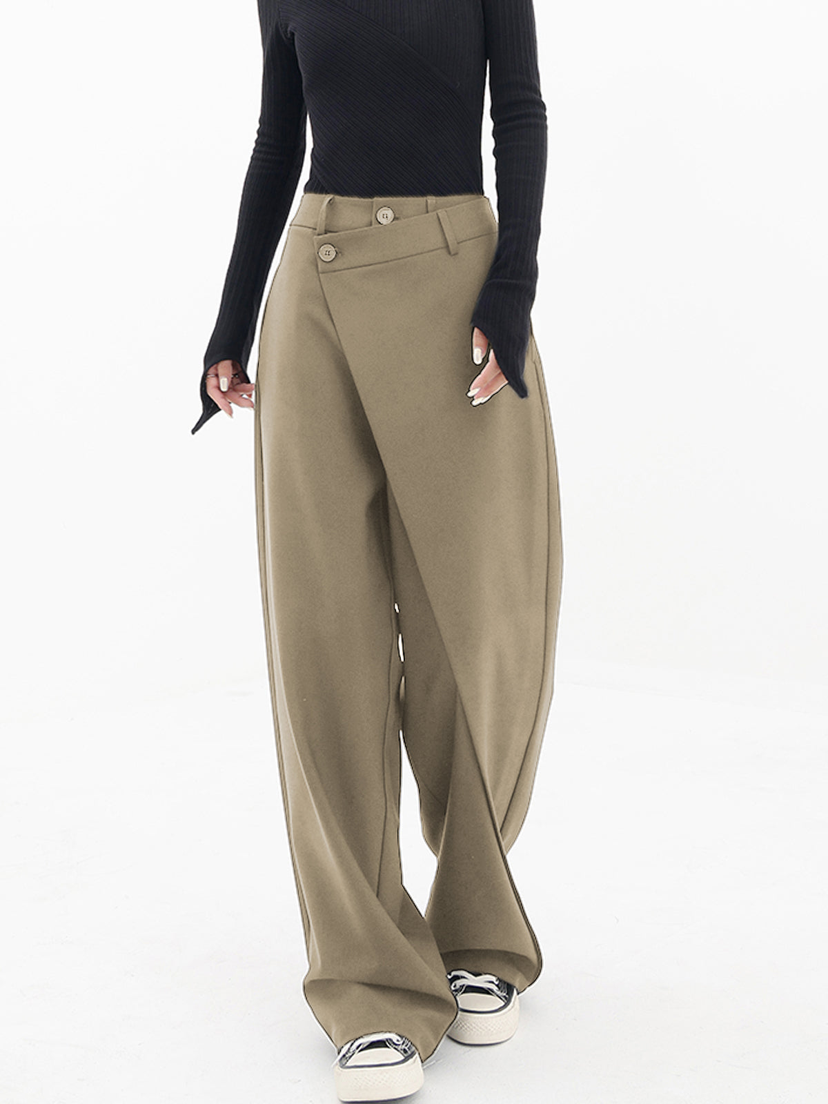 Gaia | Pantaloni Asimmetrici Donna