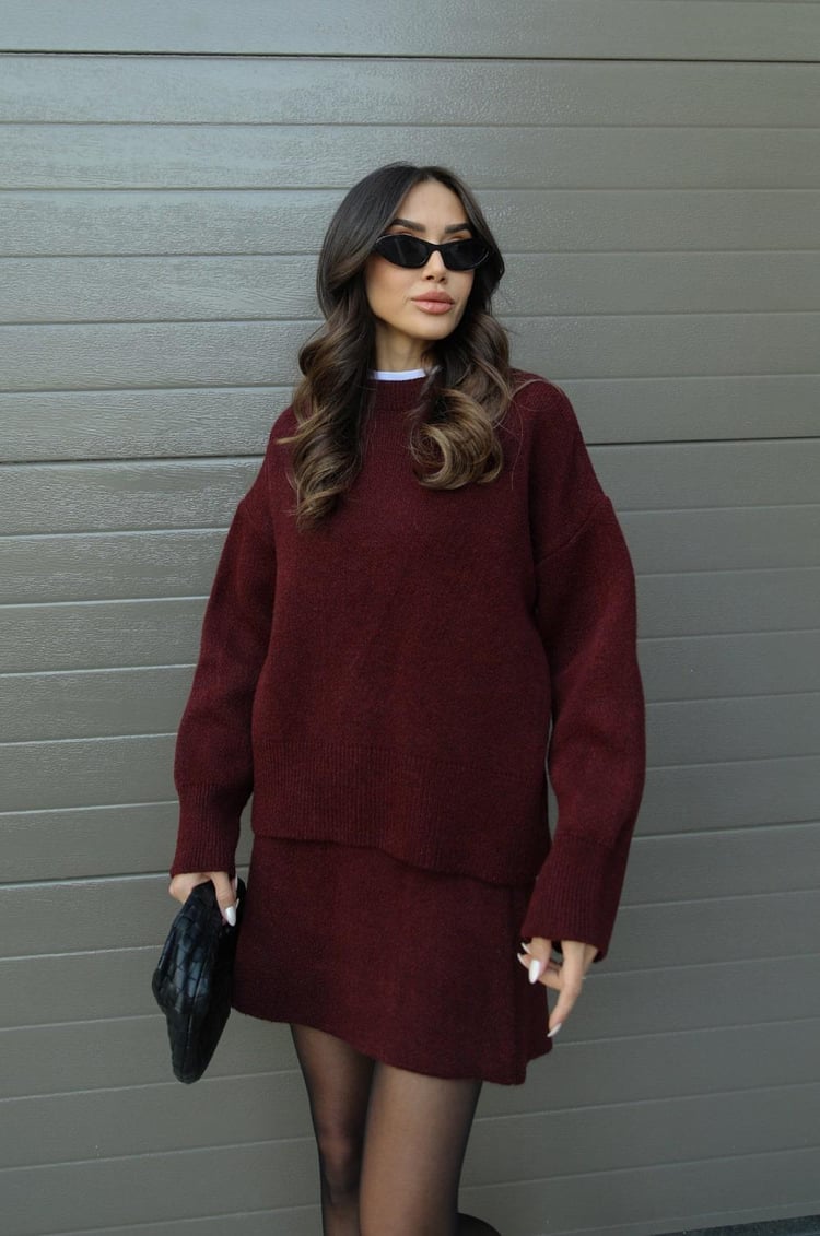 Maglia Divina | Set Maglione-Gonna Donna