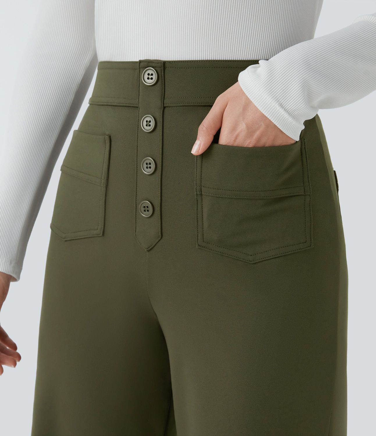 Erica | Pantaloni a Vita Alta Elasticizzati