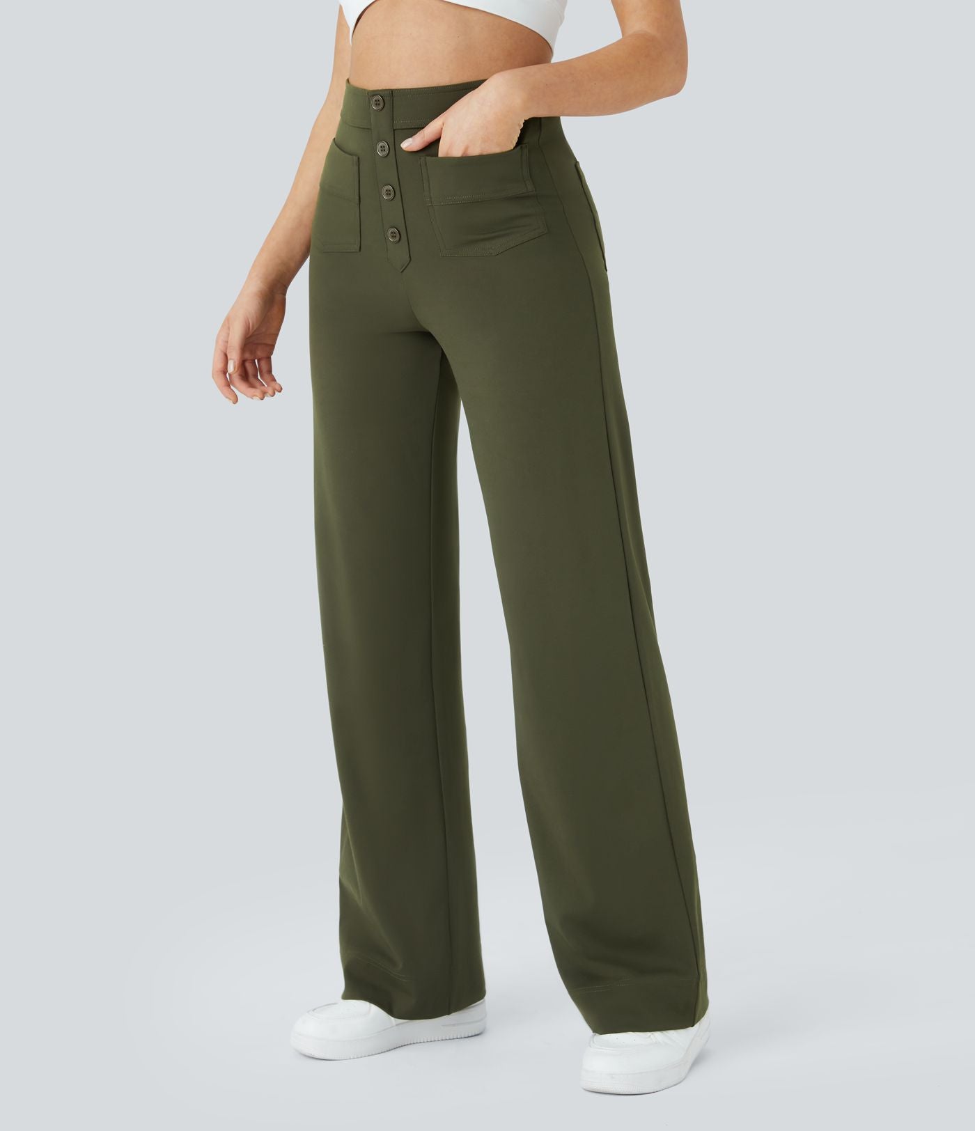 Erica | Pantaloni a Vita Alta Elasticizzati