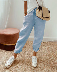 Rosa | Pantalone in Lino Elegante