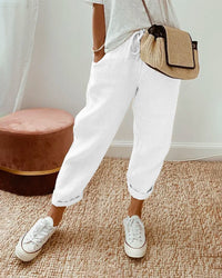 Rosa | Pantalone in Lino Elegante