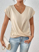 Liana | T-Shirt Casual e Raffinata con Scollo a V