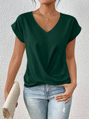 Liana | T-Shirt Casual e Raffinata con Scollo a V