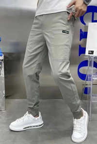 Domenico | Pantaloni Cargo Stretch Uomo