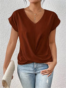 Liana | T-Shirt Casual e Raffinata con Scollo a V