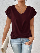 Liana | T-Shirt Casual e Raffinata con Scollo a V