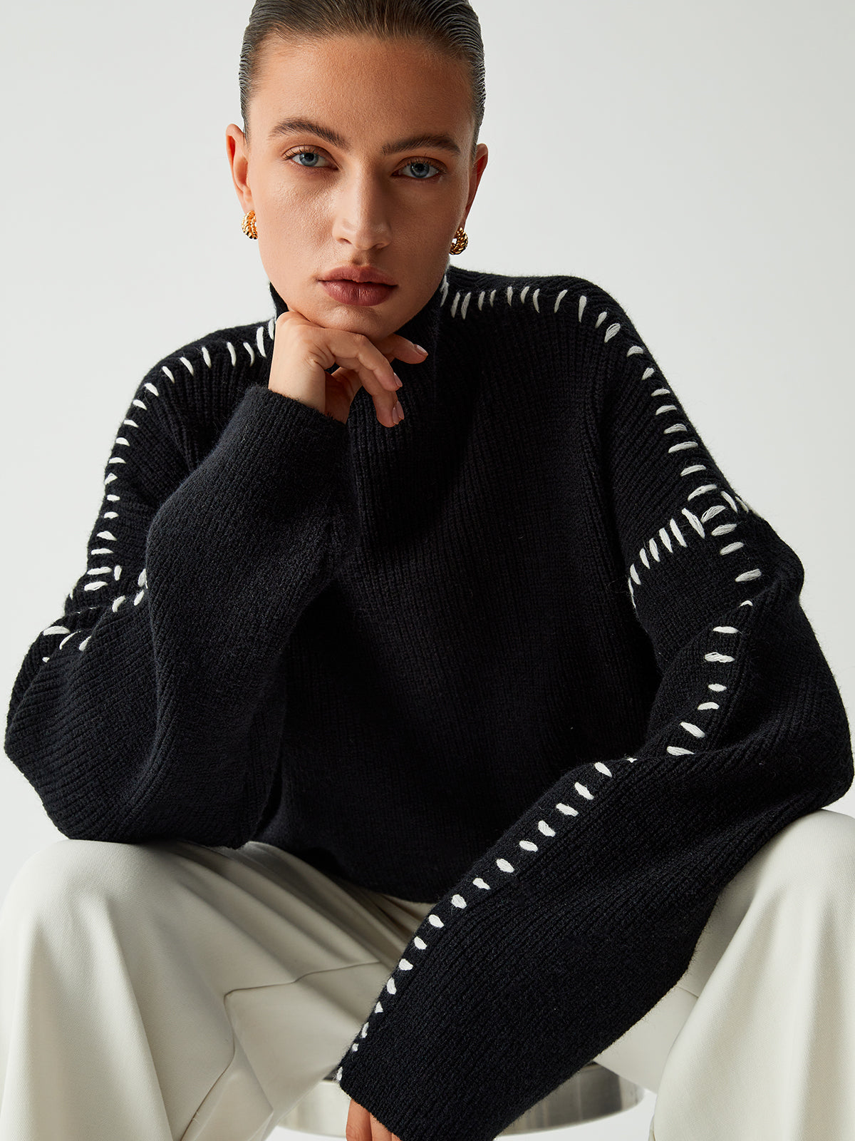 Oriana | Maglione con Cuciture Donna