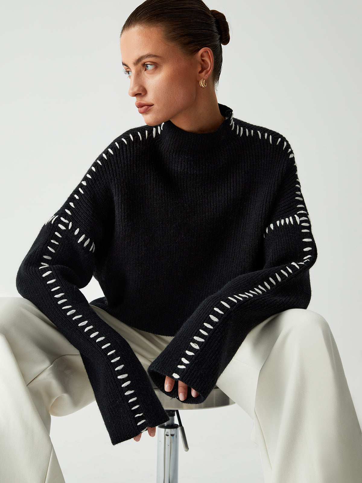 Oriana | Maglione con Cuciture Donna