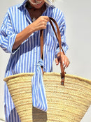 Luisa | Abito Camicia Distinto a Righe