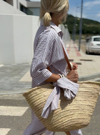Luisa | Abito Camicia Distinto a Righe