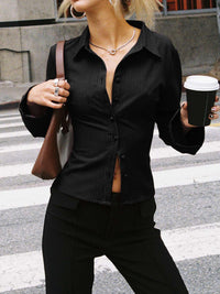 Tiziana | Blusa a Righe con Bottoni Donna