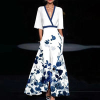 Camilla | Abito Lungo Floreale Elegante e Distinto
