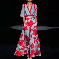 Camilla | Abito Lungo Floreale Elegante e Distinto