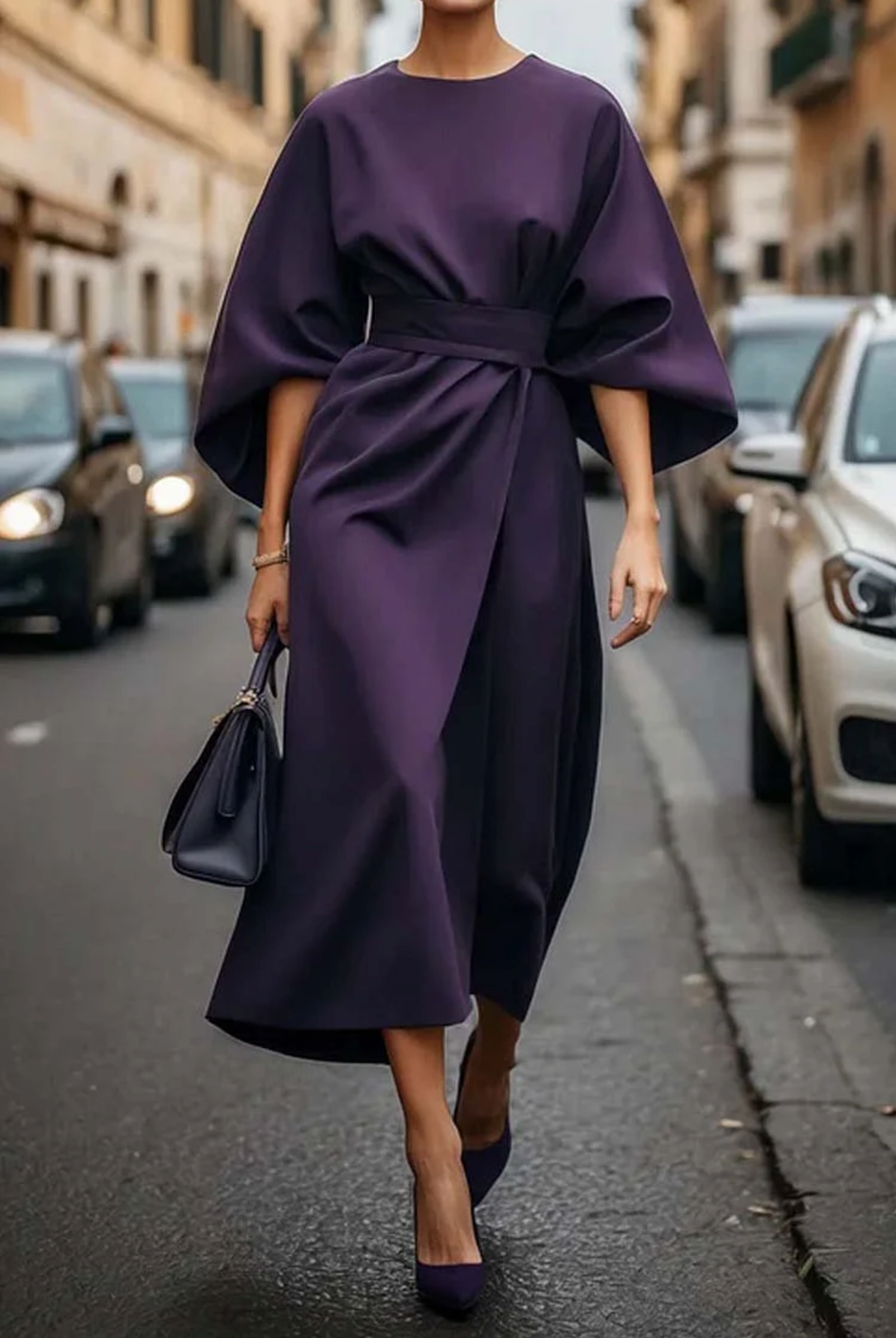 Sonia | Abito Elegante Donna con Cintura