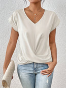Liana | T-Shirt Casual e Raffinata con Scollo a V