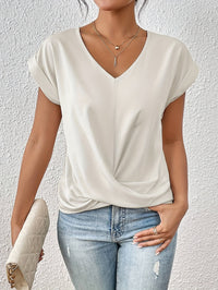 Liana | T-Shirt Casual e Raffinata con Scollo a V