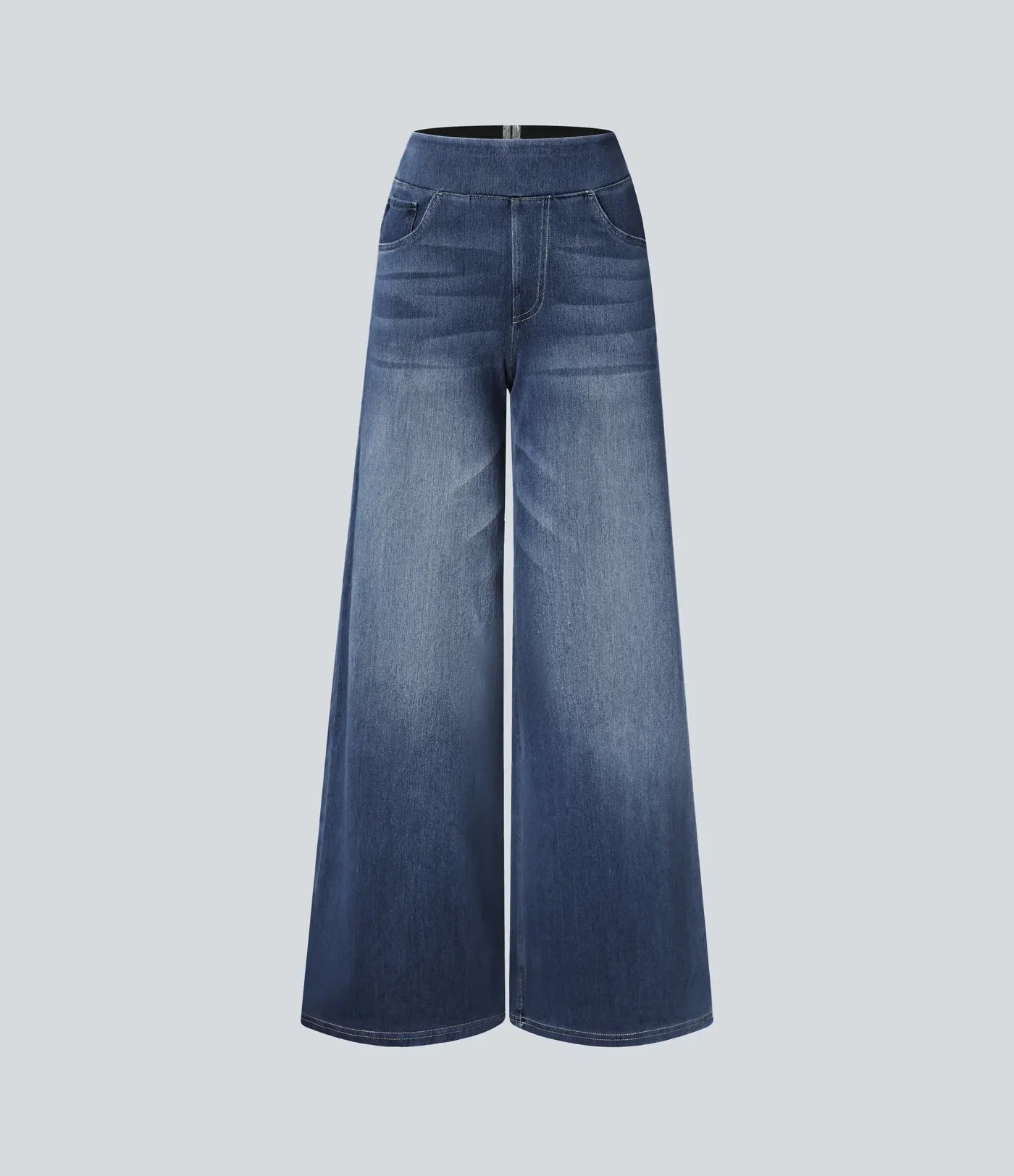 Eva | Pantaloni a Vita Alta Elasticizzati