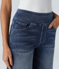 Eva | Pantaloni a Vita Alta Elasticizzati