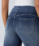 Eva | Pantaloni a Vita Alta Elasticizzati