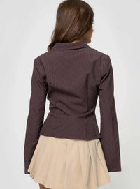 Tiziana | Blusa a Righe con Bottoni Donna
