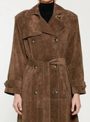 Flavia | Trench in Suede di Lusso Donna