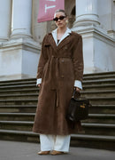 Flavia | Trench in Suede di Lusso Donna